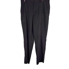 Louis Raphael Tailored Black Men's Dress Pants 38 x 30 100 polyestor Pre Owned