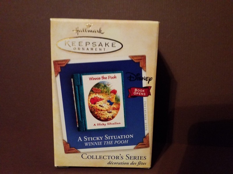 Hallmark Keepsake Ornament 2004 NIB Winnie the Pooh  "A Sticky Situation".