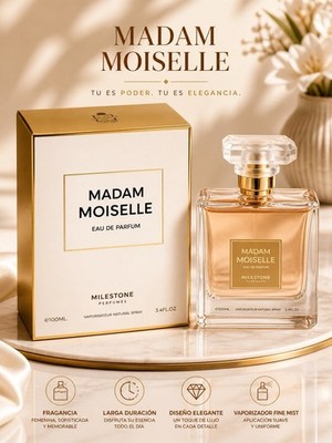 Milestone Perfumes Madam Moiselle Eau de Parfum Spray 100ml Long Lasting Elegant