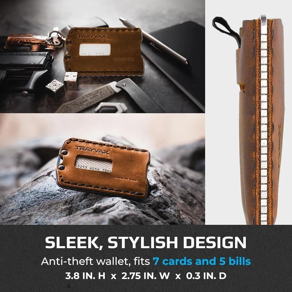 Trayvax Ascent Wallet, RFID Front Pocket Money and Credit Card Holder, Minimalis - Image 2 of 4