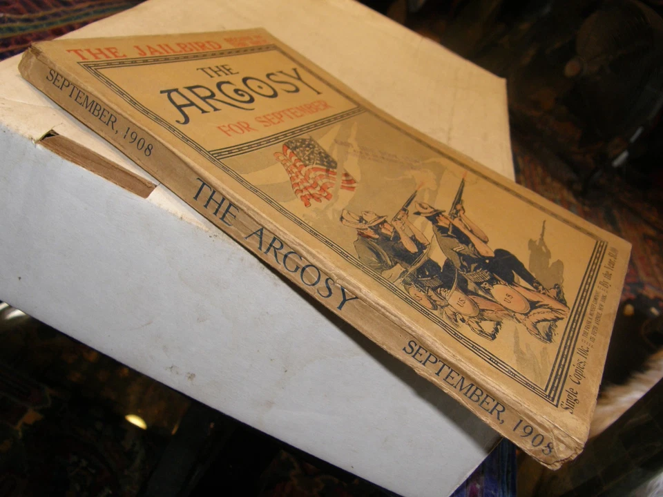 The Argosy magazine September 1908 The Jailbird Foto 2 de 4