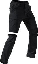 Men'S Hiking Convertible Pants, Zip off Lightweight Quick Dry Water Resistant Ca