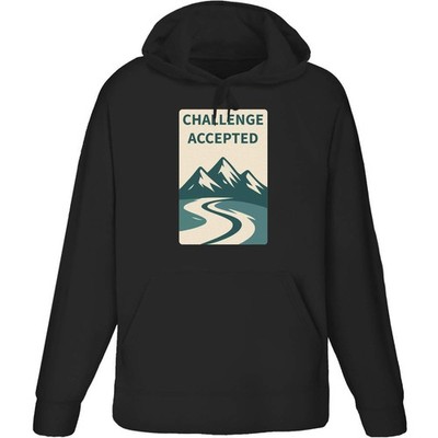 Hoodie / Kapuzenpullover ''Skiing Challenge Accepted'' für Erwachsene (HO055347)