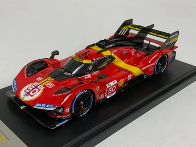 1/43 Looksmart Ferrari 499P AF Corse 5th at 2023 24 Hours LeMans LSLM161 BO300 - Image 1 of 4