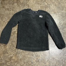 Youth Boys The North Face Fuzzy Pullover Gray EUC Size Large Warm 