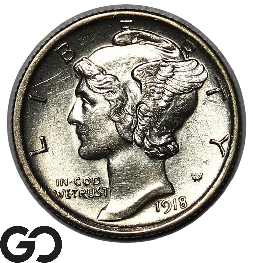 1918 Year Mercury Dimes (1916-1945) for sale | eBay