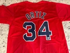 DAVID ORTIZ BIG PAPI Signed Auto Custom Red Jersey MLB HOF Boston Red Sox COA