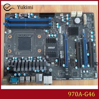 FOR MSI 970A-G46 DDR3*4 AM3 AMD 32GB ATX Ｍotherboard Test OK