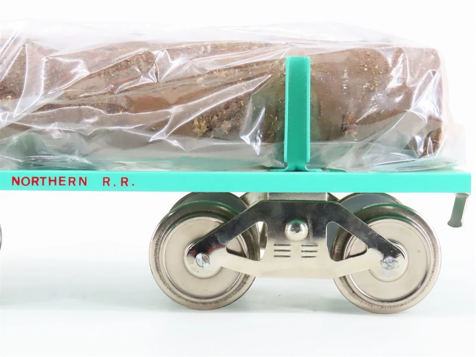 Calibre estándar McCoy No. Coche de troncos de hojalata Great Northern 291 GN con carga  Foto 3 de 4