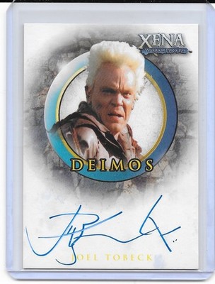 2003 Rittenhouse Xena Joel Tobeck Demos Signed AUTO A43 SP Rare Hercules