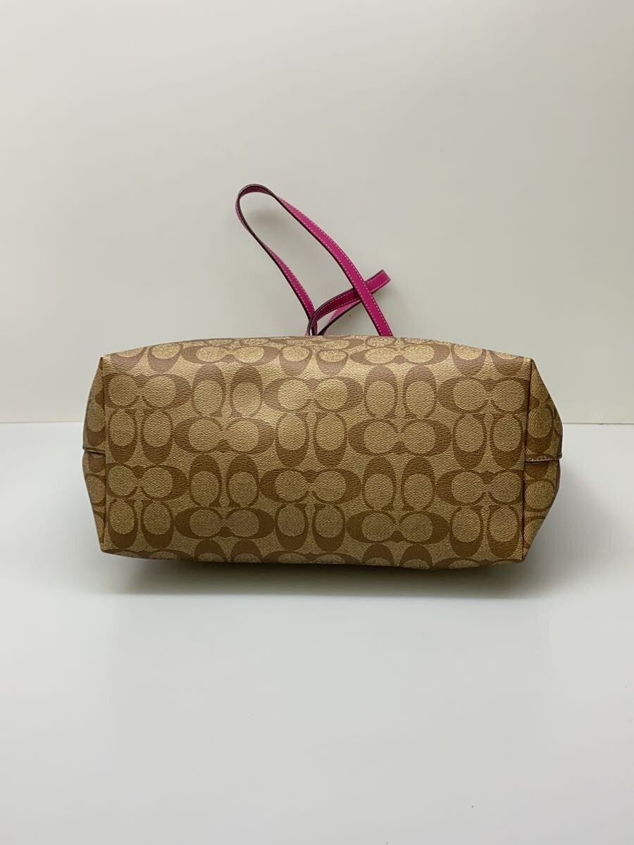 COACH Tote Bag Signature PVC BEG Allover thumbnail 4