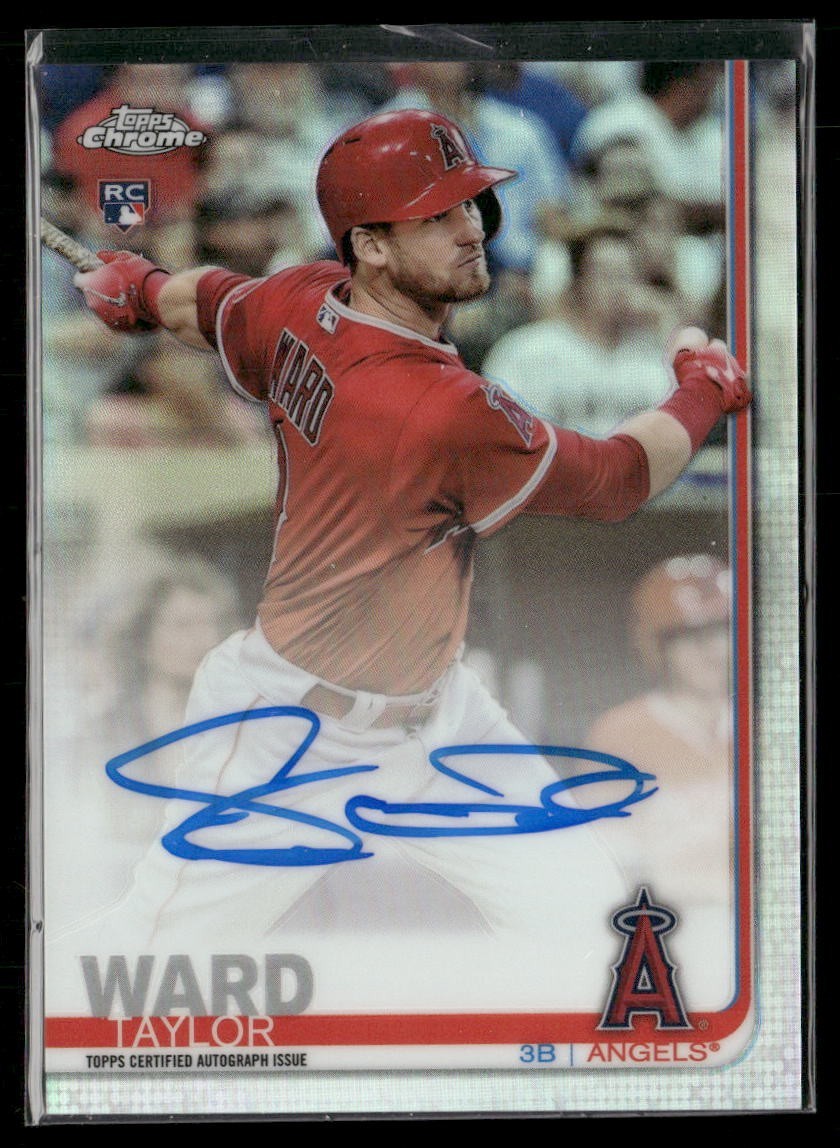 2019 Topps Chrome REFRACTOR #RA-TW Taylor Ward ROOKIE RC AUTO /499