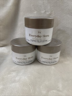 INFINITE ALOE EVERYDAY HERO FRAGRANCE FREE ORGANIC MOISTURIZER CREAM 8oz x 3 NEW