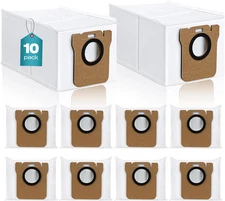 10 Pack Dust Bag Compatible with Dreametech L10S Ultra / L10 Ultra, for Dreame L