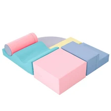 Soft Skin-Friendly Climbing & Crawling Playset - Indoor Playground for Kids with