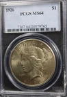 1926 Peace Dollar PCGS MS64