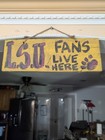 Lsu Fans Live Here Homemade Decorative Sign — photo 1