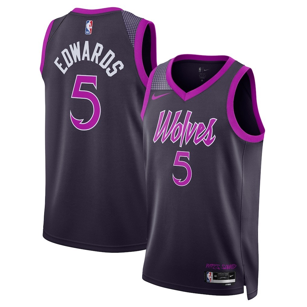 ナイキ Nike NBA ジャージー Edwards ティンバーウルブズ Anthony Edwards Minnesota Timberwolves Nike 2025/26 City Edition