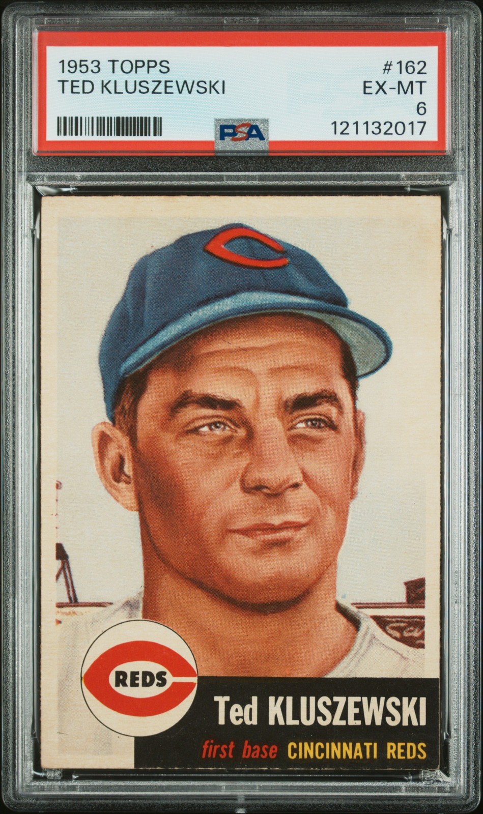 1953 Topps #162 Ted Kluszewski PSA 6 EX-MT NEWLY GRADED!