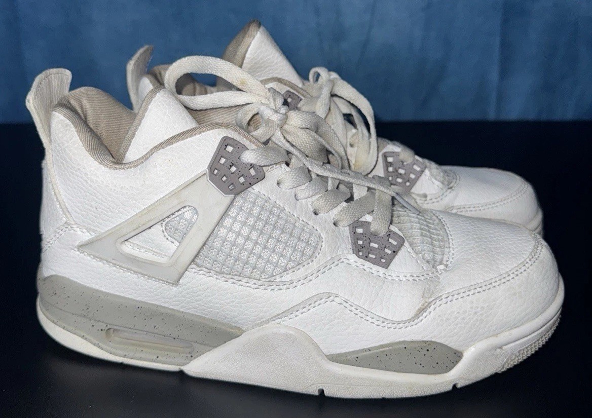 Size 7 - Jordan 4 Retro White Oreo for sale online | eBay