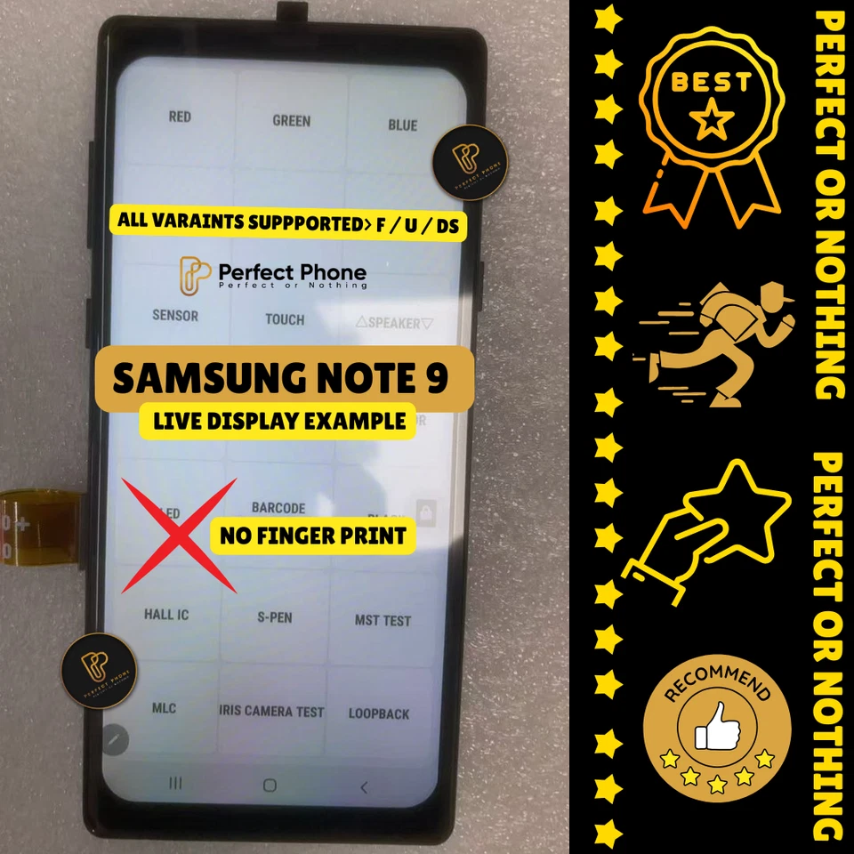 Samsung Note 9 LCD Screen Replacement N960 INCELL DISPLAY With Frame-UK - Image 2 of 4