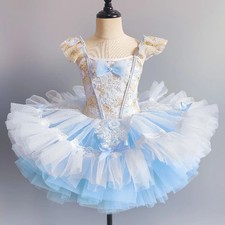 Children Leotards for Girl Dress Ballet Tutu Dance Wear Party Kids Clothes Stage