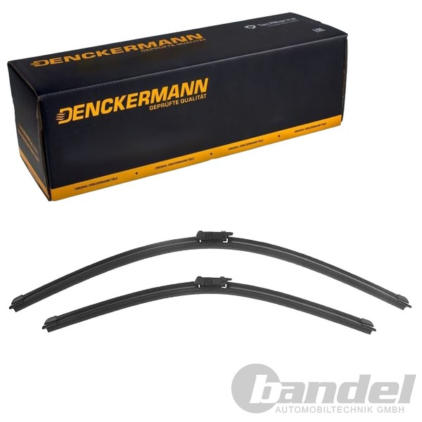 Denckermann 2 Flachbalkenwischer SET 650/525Mm Vorne Passend FüR Audi A6 Seat TA-image