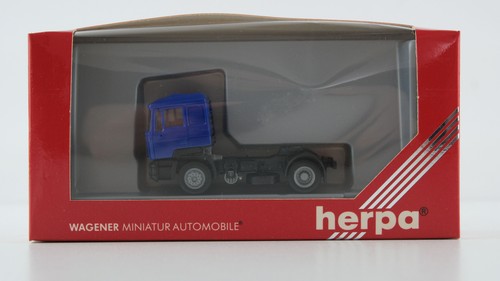 Herpa H0 859186 MAN tractor azul | Zustand: Gebraucht