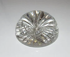Lenox Clear Cut Glass Full Lead Crystal Paperweight Starburst Pattern