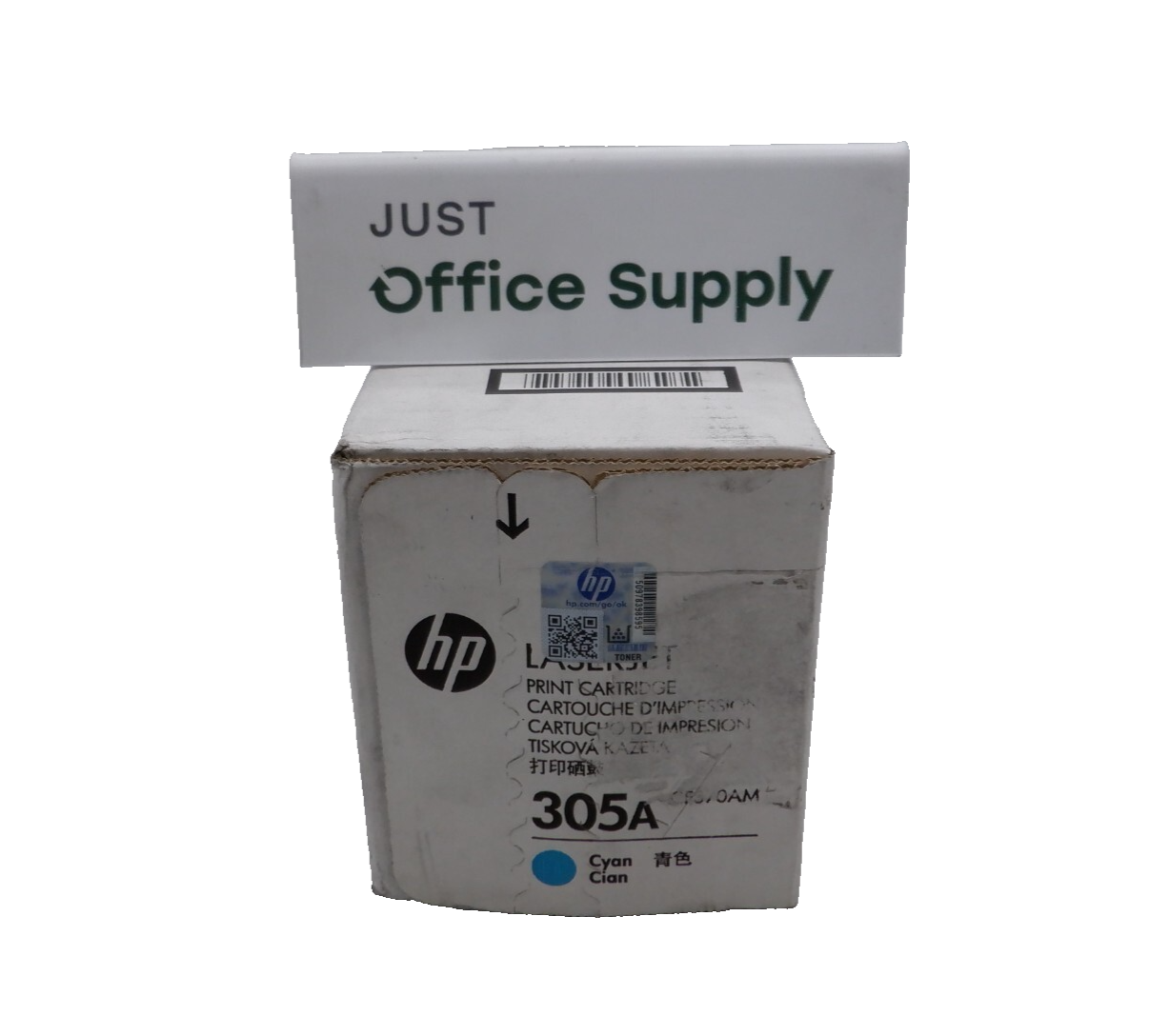 HP 305A CE411A Genuine Cyan Toner Cartridge - 1 Pack Free Shipping-image