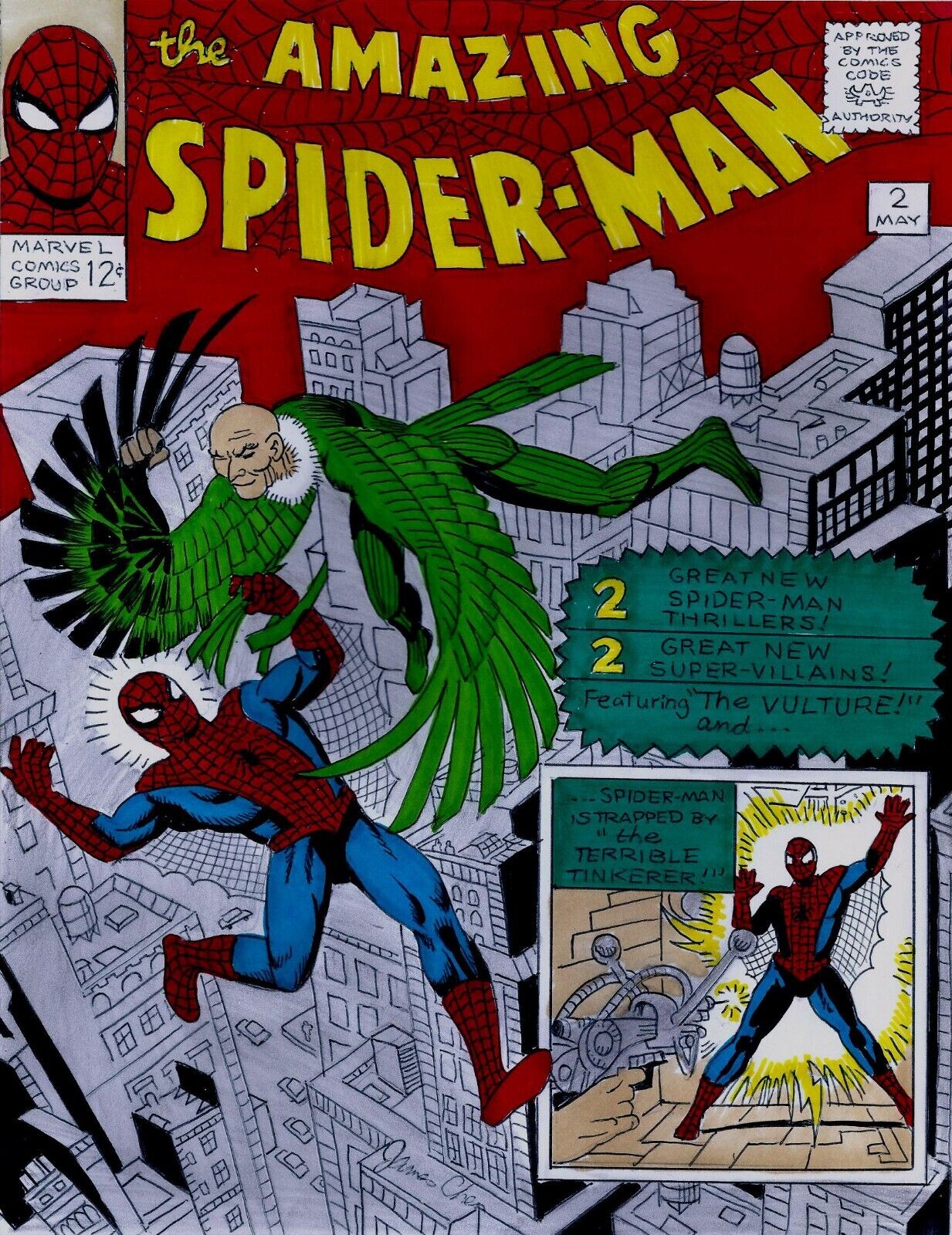 Amazing Spider-Man #2 1st Appearance of Vulture Marvel italian