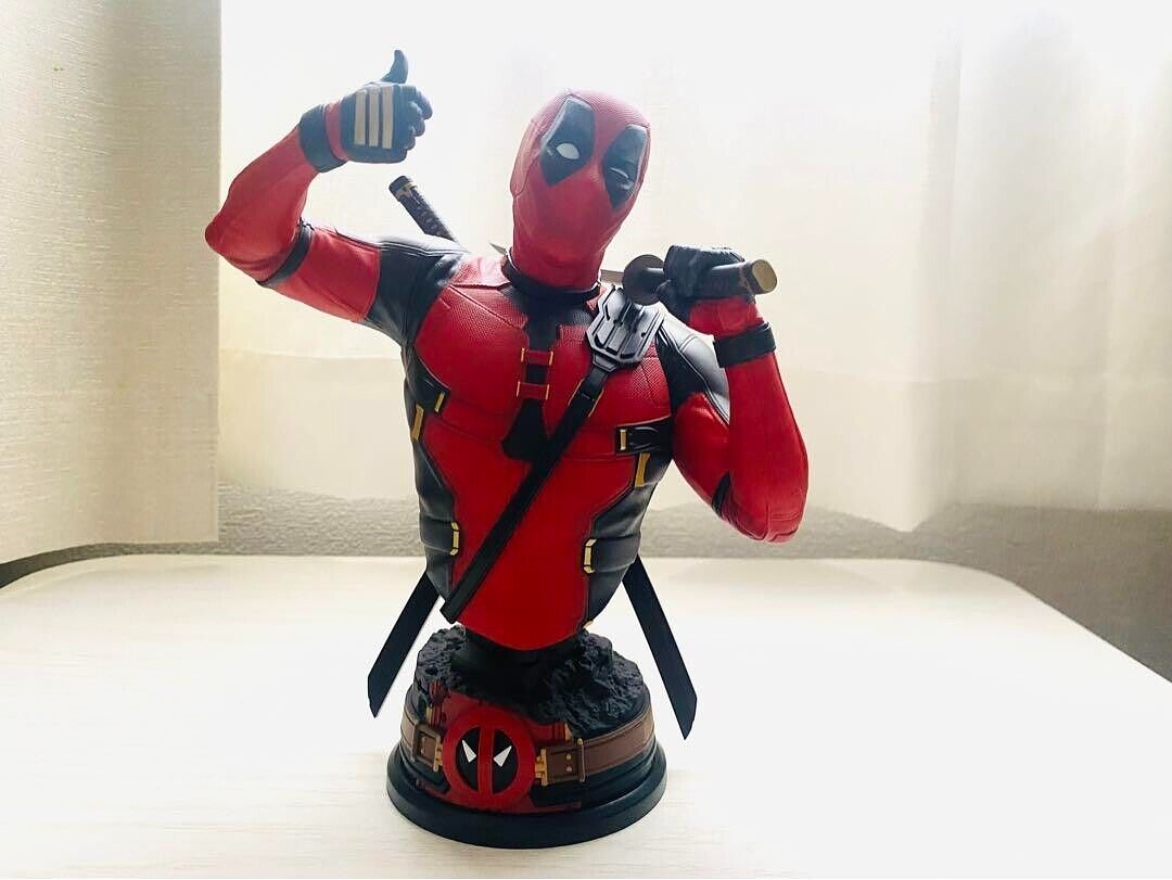 デッドプールhappyくじ Ａ賞DEADPOOL Bust Up Statue DEADPOOL WOLVERINE Happy kuji Prize A DEADPOOL Bust-up