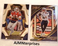 Mac Jones & Bailey Zappe RC 2-cards Suite Level Premier 2022 49ers JETS KC Pats