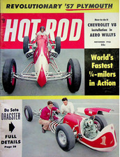 Hot Rod November 1956 Nhra Drag Racing 32 Ford Chevy V8 57 Plymouth Desoto Hemi