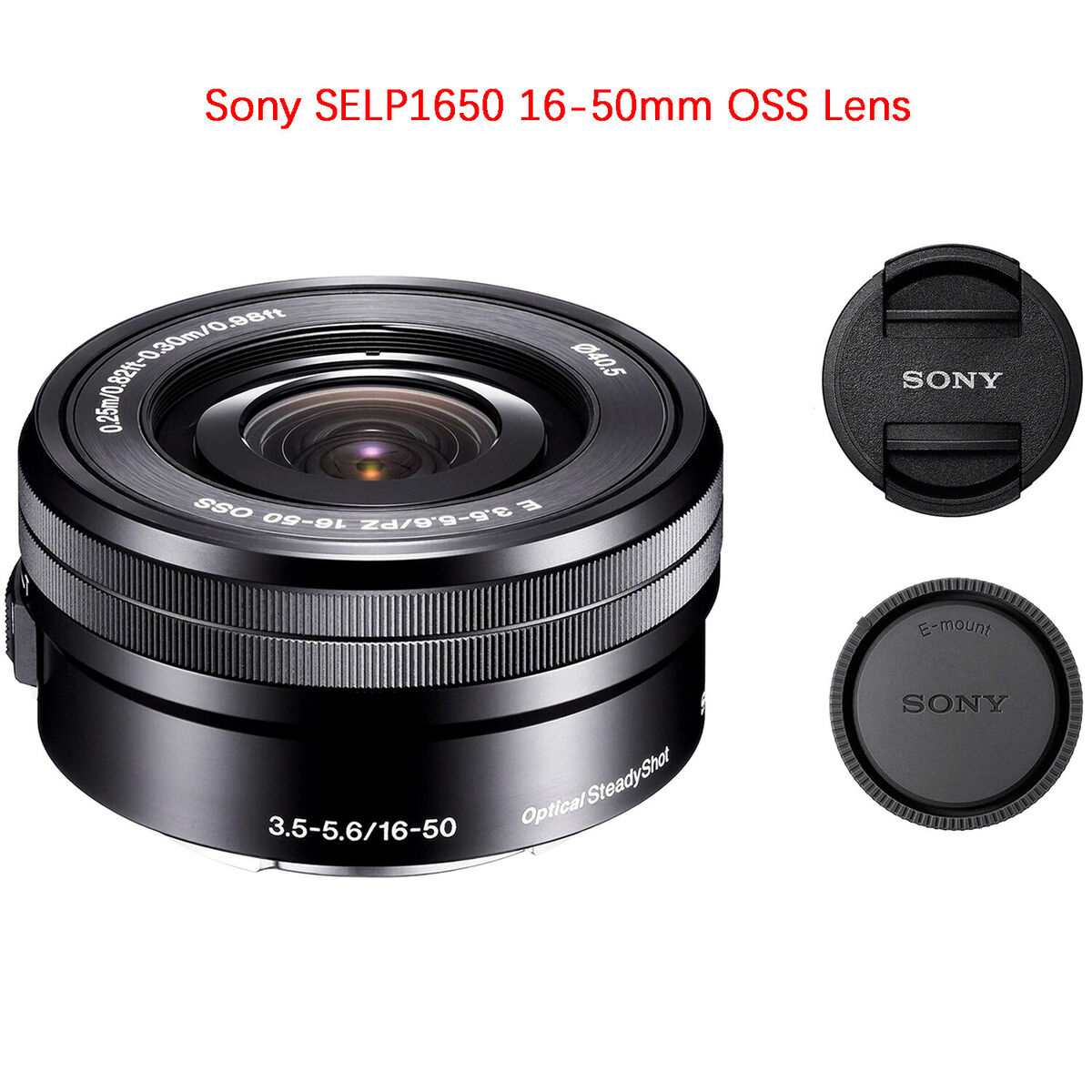 Sony E PZ 16-50mm f/3.5-5.6 OSS SELP1650 for A6400 A6500 Sony E PZ 16-50mm f/3.5-5.6 OSS SELP1650 for A6400 A6500