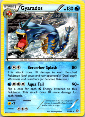 Gyarados 20/98 Rare XY - Ancient Origins Pokemon TCG | eBay