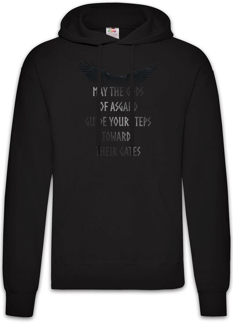 Asgard Raven Hoodie Pullover Odins Odhins Ravens Valhall Viking Vikings
