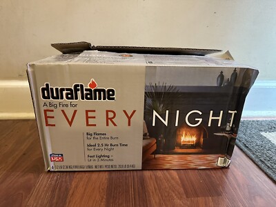 Duraflame Every Night 5.2lb Firelogs 4-Pk, 2.5 Hour Large Fire Indoor Outdoor