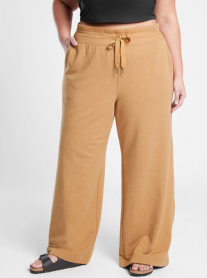 ATHLETA TUSCAN GOLD MULTI NEP DRAWSTRING WAISTBAND BALANCE PANT PLUS Sz 1X
