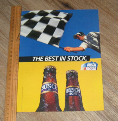 Busch Light AD Beer original ONE magazine page PHOTO advertisement | eBay