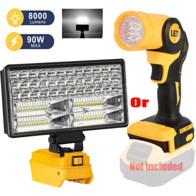 #ad For DeWALT LED 20V MAX Cordless LED Pivoting Work Light Flashlight TOOLS $24.99