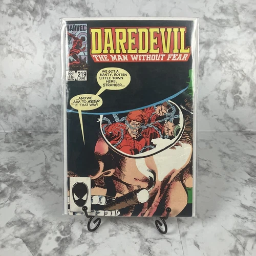 Daredevil Issue #219 Vol. 1 VTG 1985 Marvel Comics Comic Book Frank Miller VF+