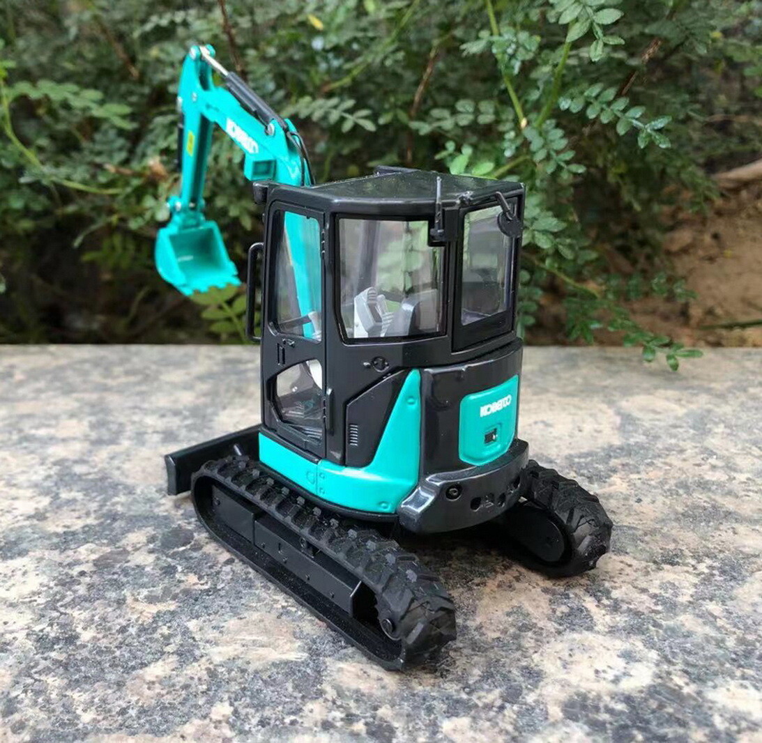 1/30 Scale KOBELCO SK35SR-6E Compact Excavator Green Diecast Model