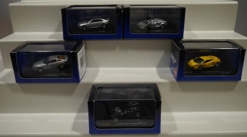 Ricko by Busch 1:87 H0 Lamborghini / BMW / Ford Mustang - Bild 1 von 1