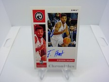2021 Panini Chronicles Draft Picks Feron Hunt Rookie Auto Mustangs #CR-FHU