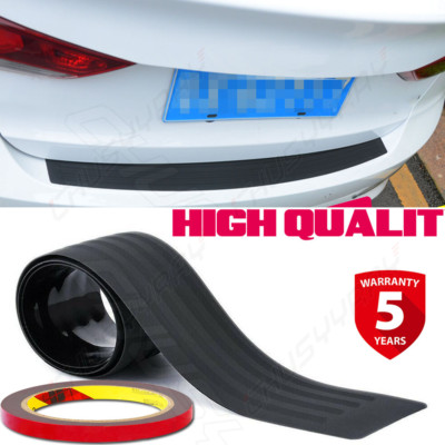 1x Car Rear Guard Bumper Trim Cover Sill Trunk Scuff Plate Protector Accessories