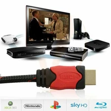 30FT 30 FT Premium HDMI Cable V1.4 1080P HDTV 3D xBox PS5 TV HDTV High Speed Red
