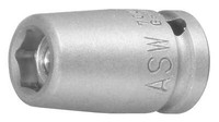 "Asw Wekador Kraft-SteckschlüSsel-Einsatz 1/4\" 10 Mm Magnet - 070036"
