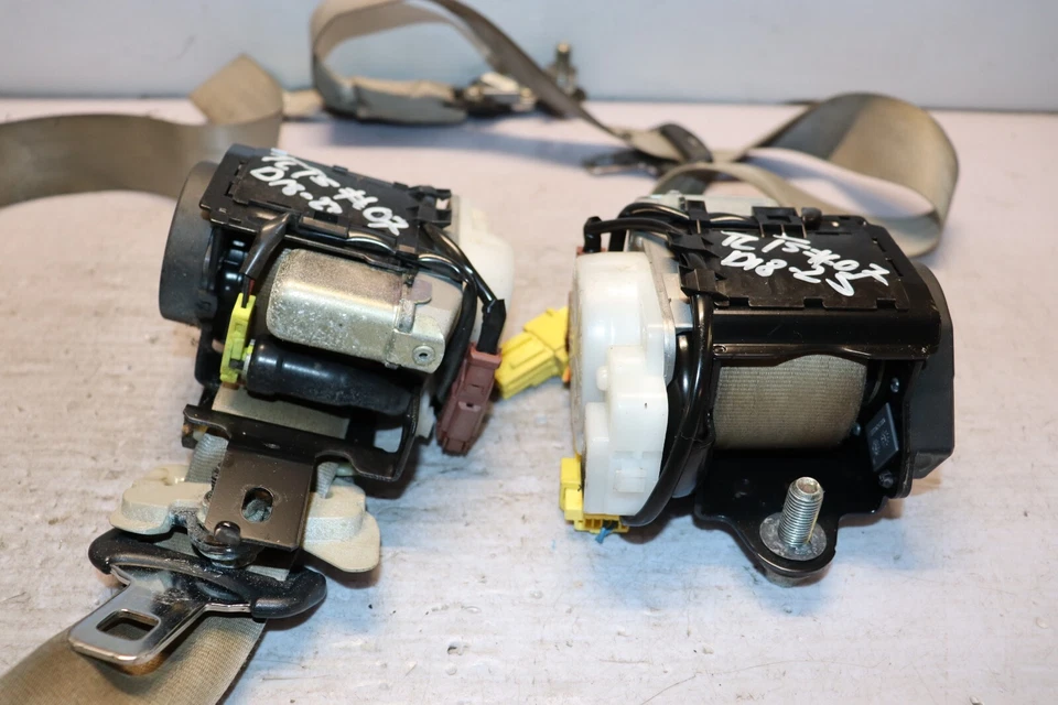 Cinturón de asientos delanteros izquierdo derecho derecho Acura TL Type S 2007-2008 3,5 L OEM Foto 3 de 4