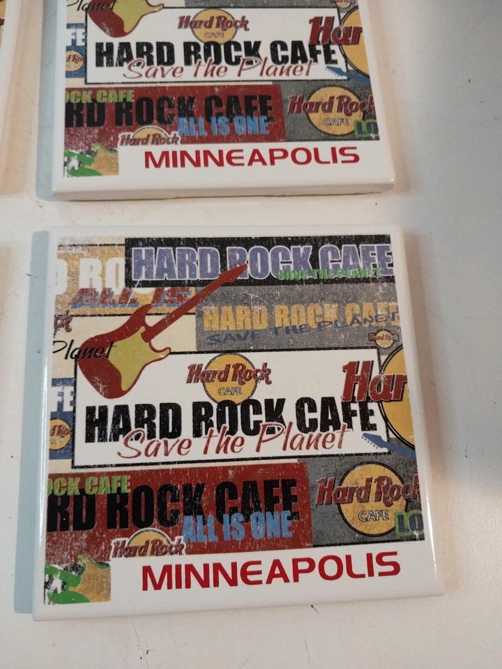 Hard rock cafe In Minneapolis coasters set 4 - Image 3 of 4